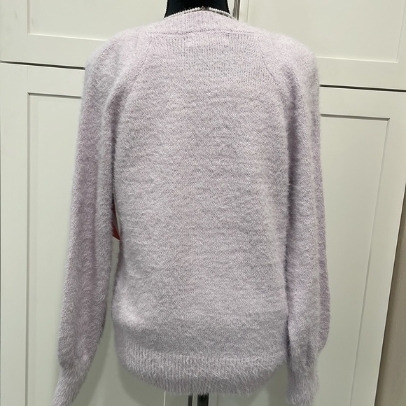 Soft fuzzy 2-piece sweater top - Picture 3 of 5